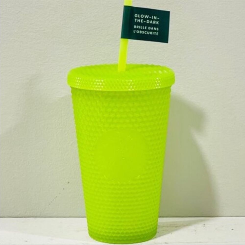 Starbucks Halloween Lime Green Glow In The Dark Grande Tumbler